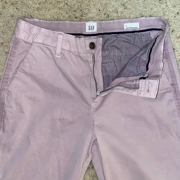 Gap lilac girlfriend chino pants - Picture 2 of 4